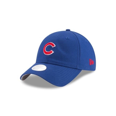 Chicago Cubs Gorra | New Era MLB Waxed Canvas 9twenty Adjustable Cap Mexico - Negros